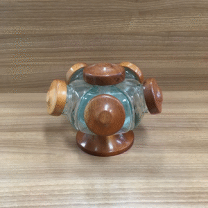 baleiro 5 cavidades pequeno tp madeira