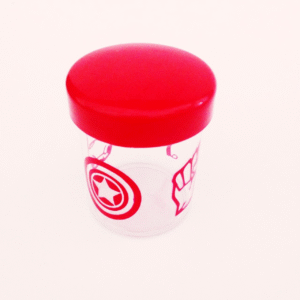 pote cristal 50ml vingadores tp vermelha