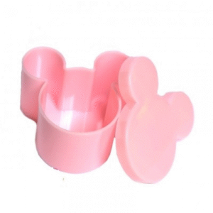 caixa acri.orelha rosa bebe Código:7986