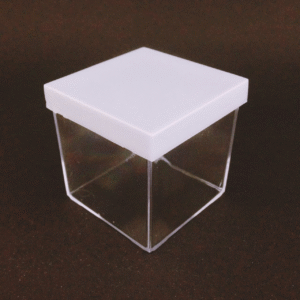 caixa acri.cristal tp perola 5x5 Código:8481