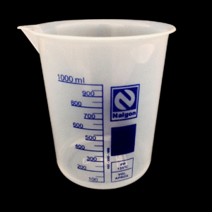 copo becker plastico 800/1000ml azul Código:1233