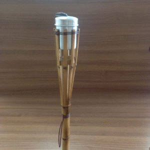 tocheiro bambu parede c/alca lamp alum Código:3711