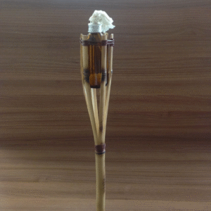 tocheiro bambu 1.20 lamparina vidro Código:912