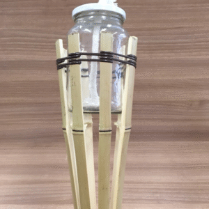 tocheiro bambu 1.50 pe lamp.vidro Código:916